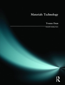 Materials Technology by Yvonne Dean, 9780582212596