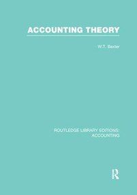 Accounting Theory by William Baxter, 9781138965836