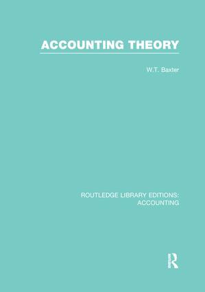 Accounting Theory by William Baxter, 9781138965836