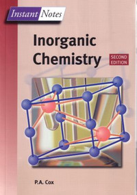 BIOS Instant Notes in Inorganic Chemistry by Tony Cox, 9781859962893