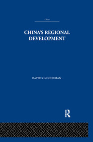 China's Regional Development - 9781138991286 by David S. G. Goodman, 9781138991286