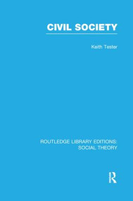 Civil Society - 9781138991347 by Keith Tester, 9781138991347