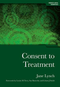 Consent to Treatment by Jane Lynch, 9781846192241