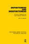 Definiteness and Indefiniteness (A Study in Reference and Grammaticality Prediction) by John Hawkins, 9781138919334