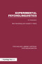 Experimental Psycholinguistics (PLE: Psycholinguistics) (An Introduction) by Sam Glucksberg, Joseph H. Danks, 9781138969339