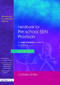 Handbook for Pre-School SEN Provision (The Code of Practice in Relation to the Early Years) - 9781853468377 by Chris Spencer, Kate Schnelling, 9781853468377