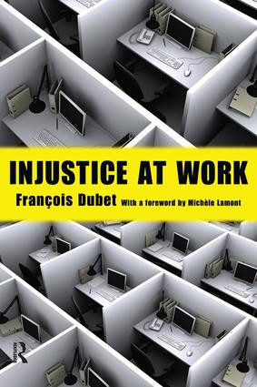 Injustice at Work by Francois Dubet, 9781594516887