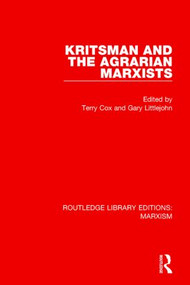 Kritsman and the Agrarian Marxists (RLE Marxism) - 9781138890947 by Terry Cox, Gary Littlejohn, 9781138890947