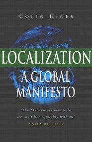Localization (A Global Manifesto) by Colin Hines, 9781853836121