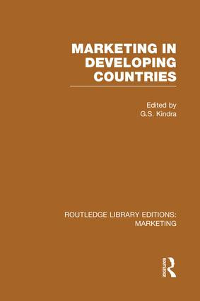 Marketing in Developing Countries (RLE Marketing) by G. Kindra, 9781138995642