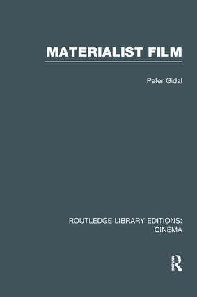 Materialist Film by Peter Gidal, 9781138995703