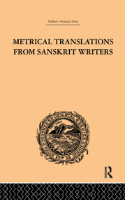 Metrical Translations from Sanskrit Writers - 9781138981010 by J. Muir, 9781138981010