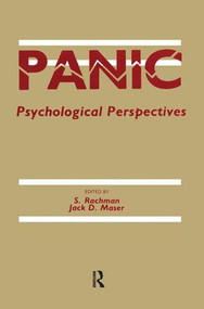 Panic (Psychological Perspectives) by S. Rachman, Jack D. Maser, 9781138977884