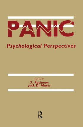 Panic (Psychological Perspectives) by S. Rachman, Jack D. Maser, 9781138977884