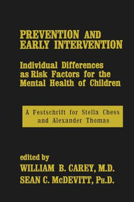Prevention And Early Intervention - 9781138869271 by William B. Carey, Sean C. McDevit, 9781138869271