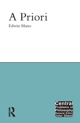 A Priori by Edwin Mares, 9781844652853