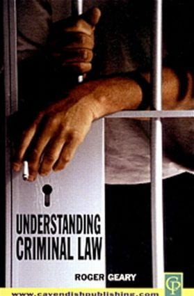 Understanding Criminal Law by Rodger Geary, 9781859417492