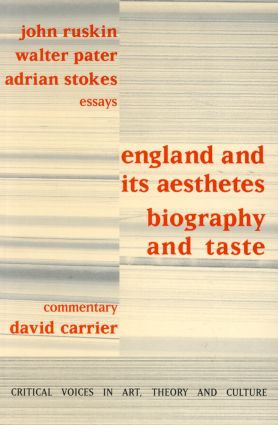 England and its Aesthetes (Biography and Taste) by David Carrier, 9789057012914