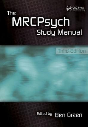The MRCPsych Study Manual by Ben Green, 9781857756845