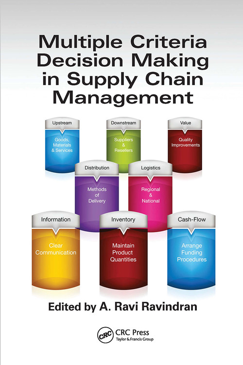 Multiple Criteria Decision Making in Supply Chain Management by A. Ravi Ravindran, 9780367782948