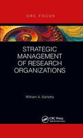 Strategic Management of Research Organizations - 9780367777845 by William Barletta, 9780367777845
