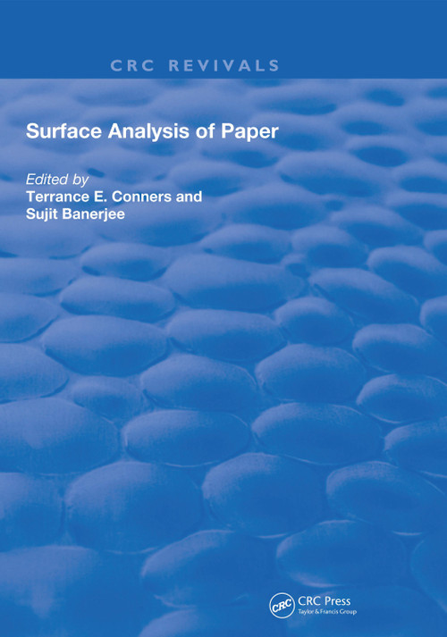 Surface Analysis of Paper by Terrance E. Conners, Sujit Banerjee, 9780367234737