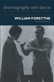 William Forsythe by Senta Driver, 9789057551284
