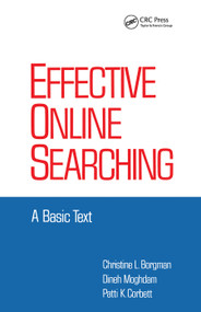 Effective Online Searching (A Basic Text) by Borgman, 9780367451813
