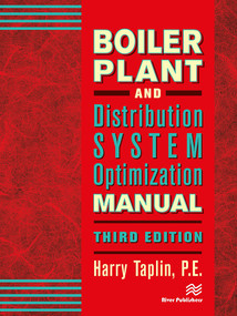 Boiler Plant and Distribution System Optimization Manual, Third Edition by Jr. Taplin, 9788770229272