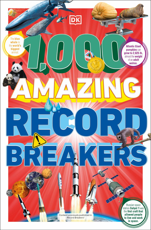 1,000 Amazing Record Breakers by DK, 9780744098808