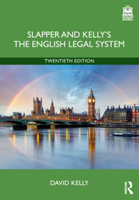 Slapper and Kelly's The English Legal System - 9781032505220 by David Kelly, 9781032505220
