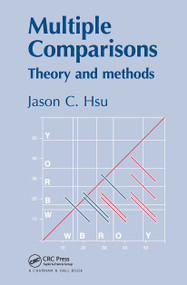 Multiple Comparisons (Theory and Methods) by Jason Hsu, 9781032478029