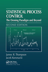 Statistical Process Control For Quality Improvement- Hardcover Version by J. Koronacki, J.R. Thompson, 9780367578688