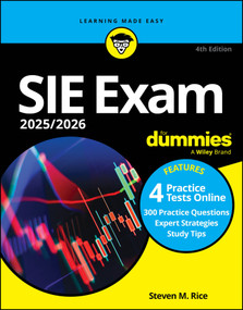 SIE Exam 2025/2026 For Dummies (Securities Industry Essentials Exam Prep + Practice Tests + Flashcards Online) by Steven M. Rice, 9781394261871