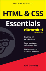 HTML & CSS Essentials For Dummies by Paul McFedries, 9781394262908