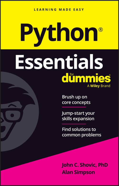 Python Essentials For Dummies by John C. Shovic, Alan Simpson, 9781394263479