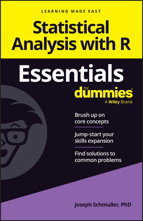 Statistical Analysis with R Essentials For Dummies by Joseph Schmuller, 9781394263424