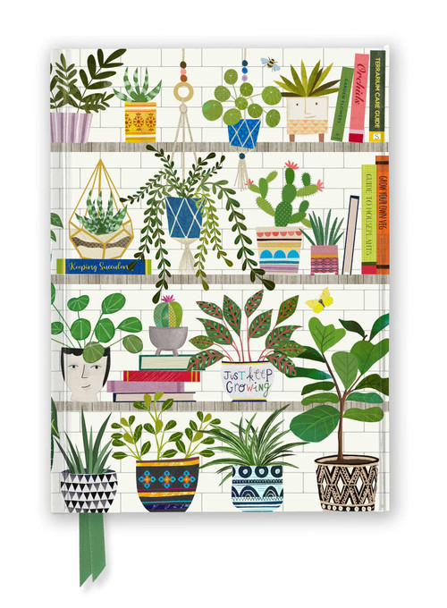 Georgia Breeze: Books & Plants (Foiled Journal) by Flame Tree Studio, 9781804178591