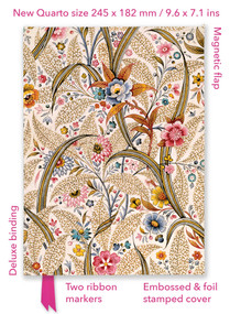William Kilburn: Marble End Paper (Foiled Quarto Journal) by Flame Tree Studio, 9781804178737