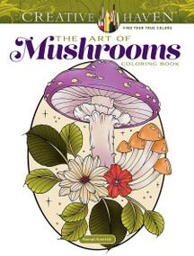 Creative Haven The Art of Mushrooms Coloring Book by Hannah Konetzki, 9780486853093