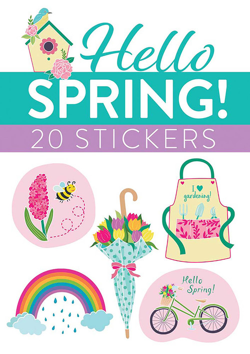 Hello Spring! 20 Stickers by Jessica Mazurkiewicz, 9780486853284