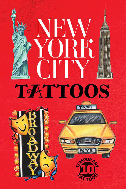 New York City: 10 Temporary Tattoos by Teresa Goodridge, 9780486853345