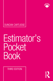 Estimator's Pocket Book - 9781032661520 by Duncan Cartlidge, 9781032661520
