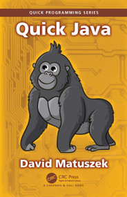 Quick Java by David Matuszek, 9781032502779