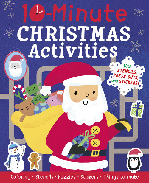 10-Minute Christmas Activities (With Stencils, Press-Outs, and Stickers!) by Helen Hughes, Rosalind Maroney, 9781664340848