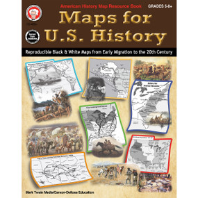 Maps for U.S. History by Mark Twain Media, 9781622238903
