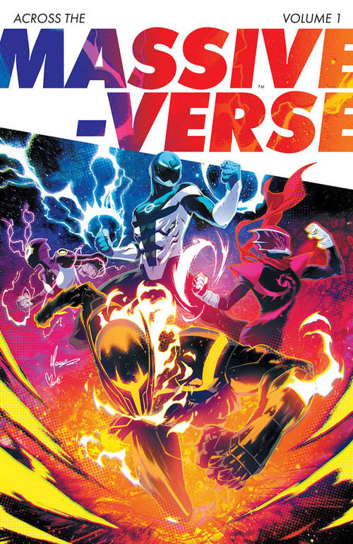 Across the Massive-Verse Volume 1 by Kyle Higgins, Ryan Parrott, Melissa Flores, Mat Groom, Marcelo Costa, Abel, French Carlomagno, Erica D'Urso, 9781534397262