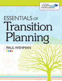 Essentials of Transition Planning by Paul Wehman, 9781598570984