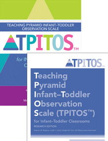 Teaching Pyramid Infant-Toddler Observation Scale (TPITOS™) for Infant-Toddler Classrooms Set, Research Edition by Kathryn M. Bigelow, Judith Carta, Dwight Wayland Irvin, Mary Louise Hemmeter, 9781681252438