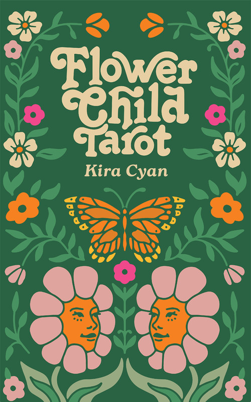 Flower Child Tarot (Deck & Guidebook) by Kira Cyan (Rittgers), 9798890030924